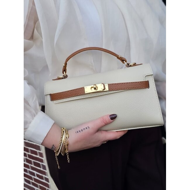 The Audrey handtas - Bruin/Beige