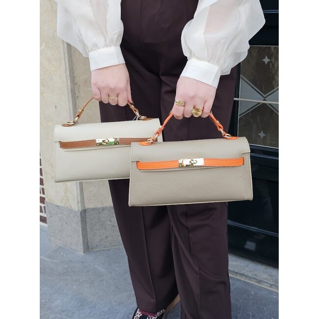 The Audrey handtas - Bruin/Beige