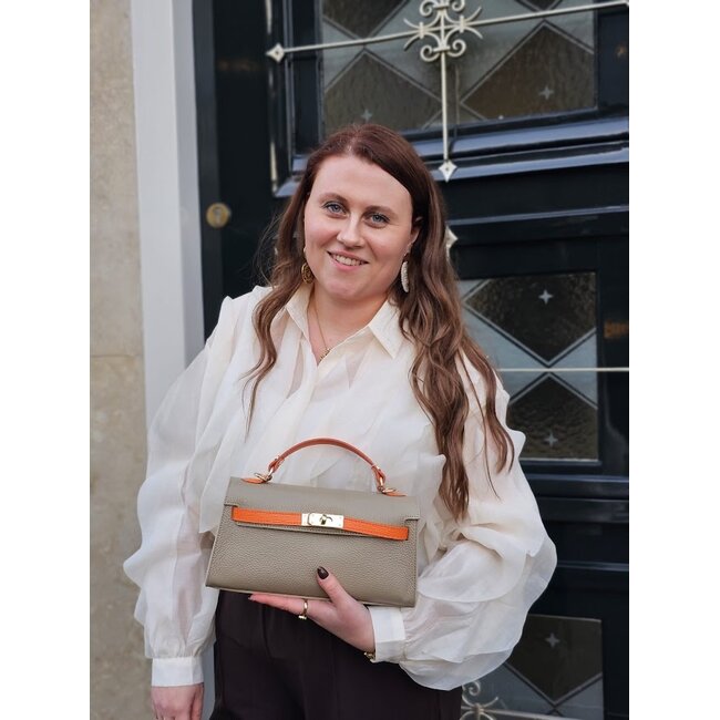 The Audrey handtas - Taupe