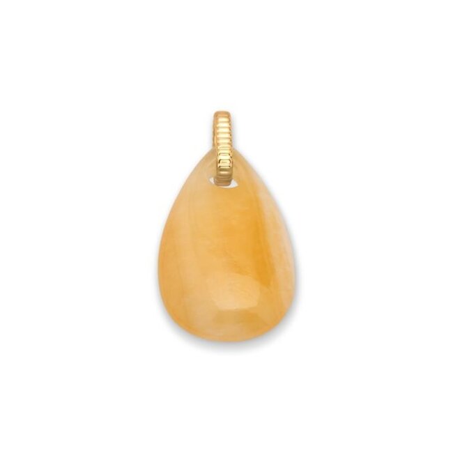 Kosmic Gem droplet - Yellow Calcite