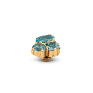 Melano Jewelry Twisted Trinity - Aquamarine