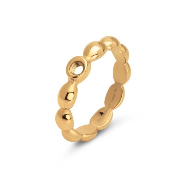 Twisted Tricia ring - Goudkleurig
