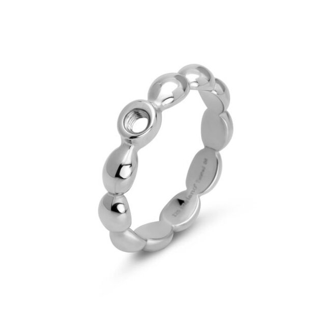 Twisted Tricia ring - Zilverkleurig