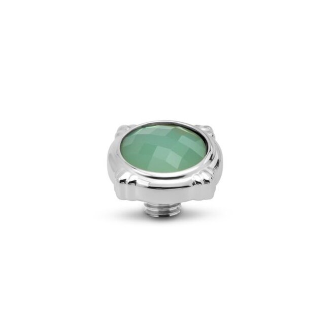 Vivid Vintage Button - Jelly Mint