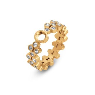 Melano Jewelry Vivid Velo cz ring - Goudkleurig