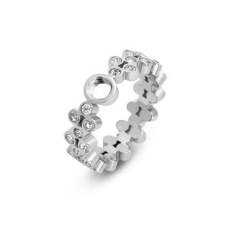 Melano Jewelry Vivid Velo cz ring - Zilverkleurig