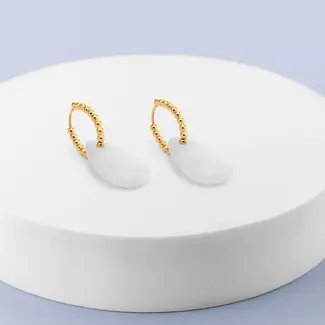 Melano Jewelry Friends & Kosmic Milky Glow Oorbellen Set