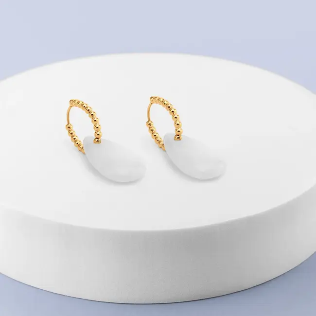 Friends & Kosmic Milky Glow Oorbellen Set