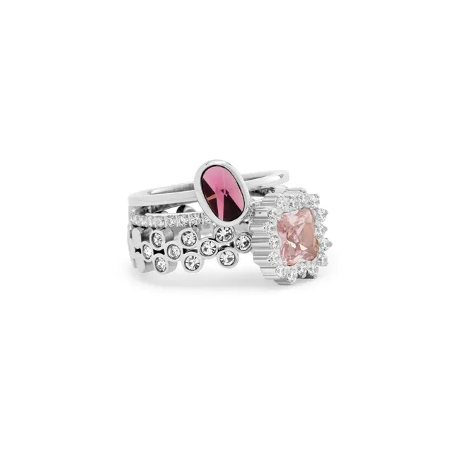 Vivid & Friends & Twisted Pink Honey Ringen Set