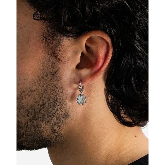 Hoops Katja Clover Mother of Pearl Set - Zilver