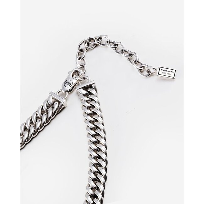 Ketting Baroque Pearl Chain Zilver - 42-46cm