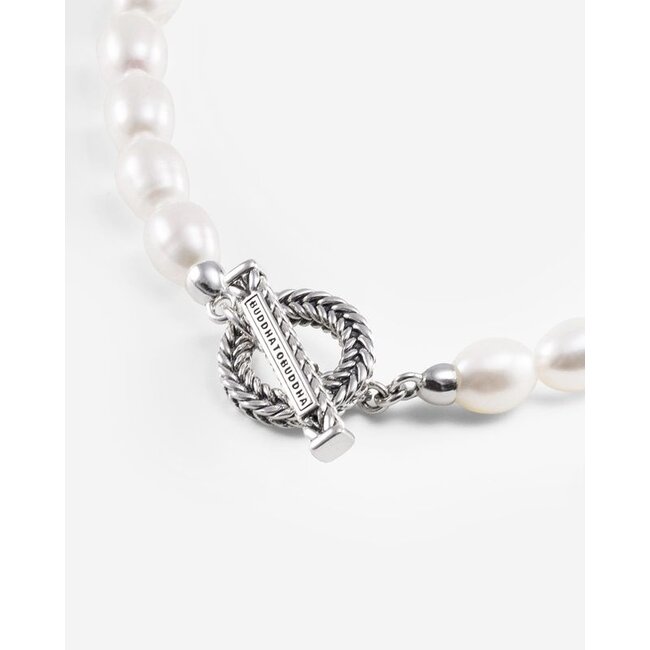 Armband Barbara Full Pearl Zilver