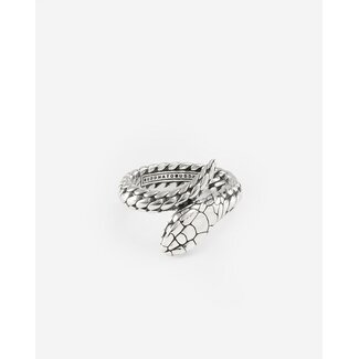 Buddha to Buddha Ring Ben XS Snake Zilver