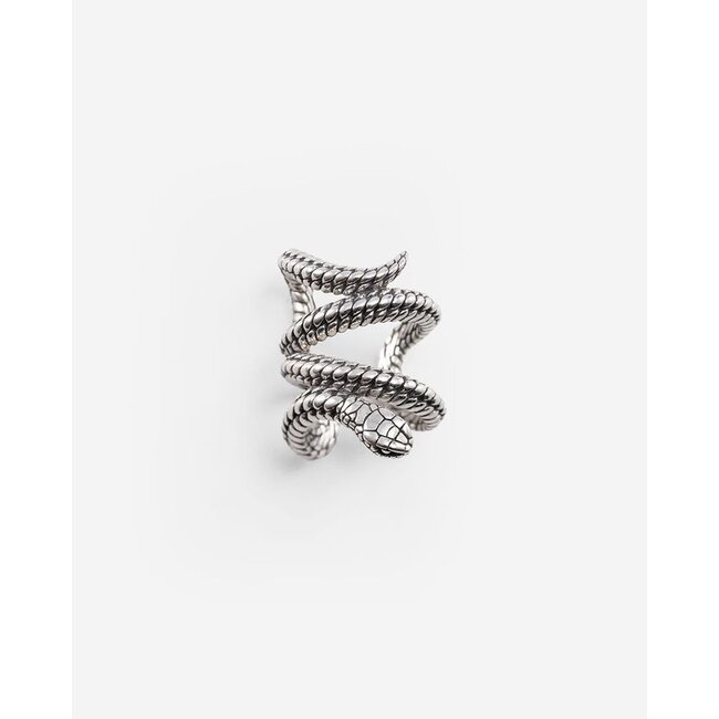 Earcuff Ben Snake Zilver