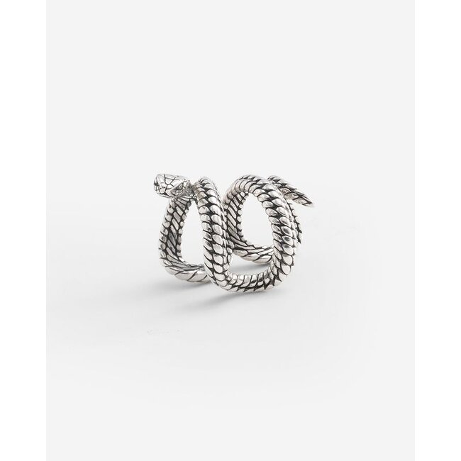 Earcuff Ben Snake Zilver