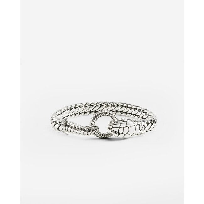 Armband Ben XS Snake Zilver