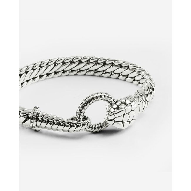 Armband Ben XS Snake Zilver