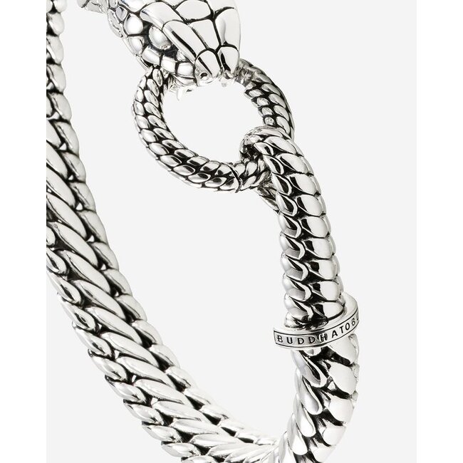 Armband Ben XS Snake Zilver