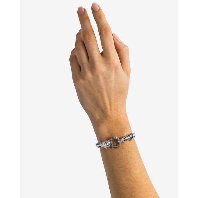 Armband Ben XS Snake Zilver