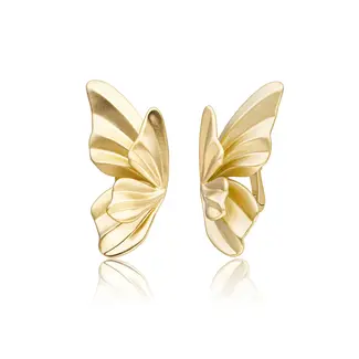 Sparkling Jewels Butterfly Push Back Oorbellen