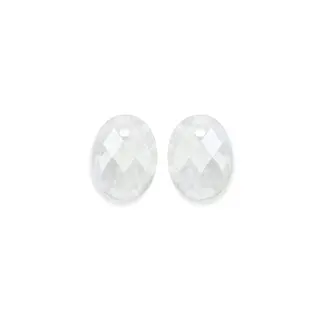 Sparkling Jewels Oorbel Edelstenen Medium Oval Moonstone