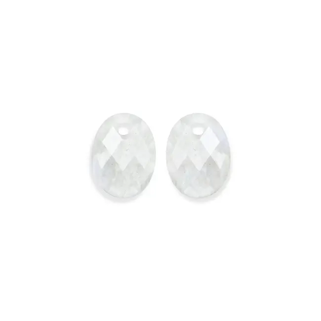 Oorbel Edelstenen Medium Oval Moonstone