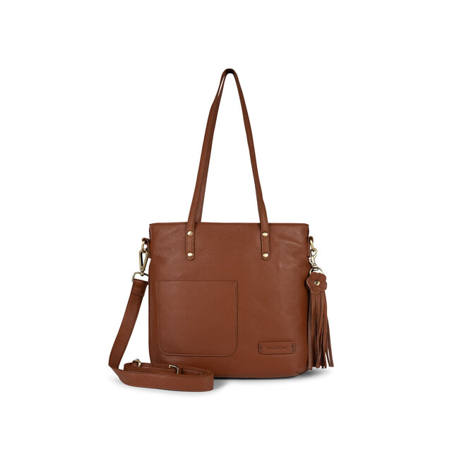 Tas Model Rome - Cognac