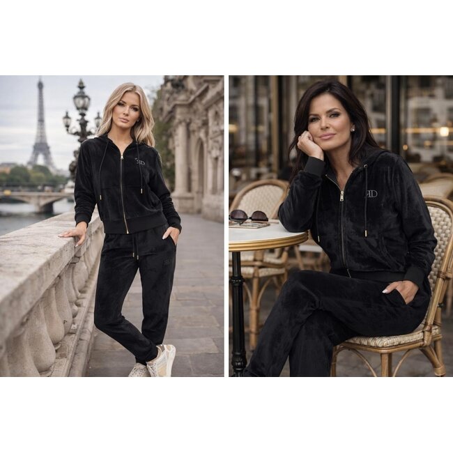 Jacket Romi - Black velvet