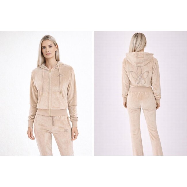 Jacket Romi - Beige velvet