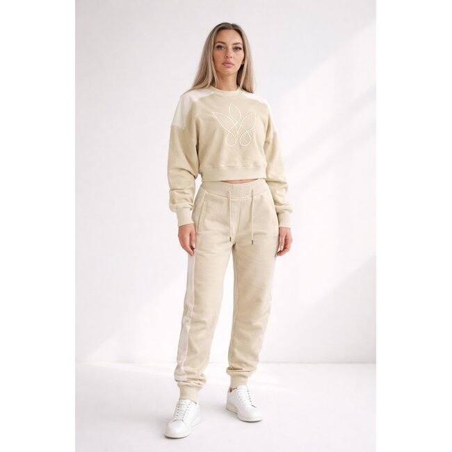 RD Signature Roxy Broek - Beige jogging