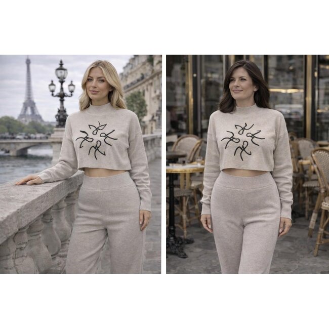 Zoë Sweater - Beige knitwear