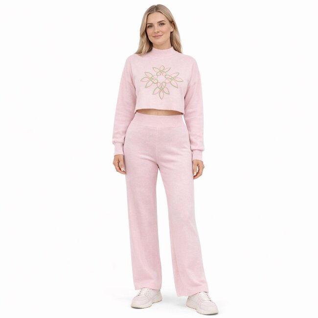 Zoë Broek - Pink knitwear