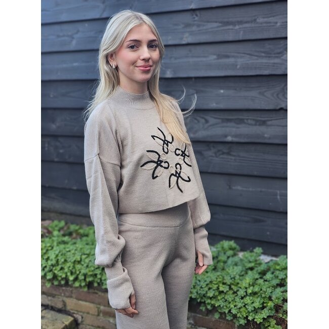 Zoë Sweater - Beige knitwear