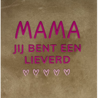 Yett Agenturen Tegeltje - Mama jij bent een lieverd
