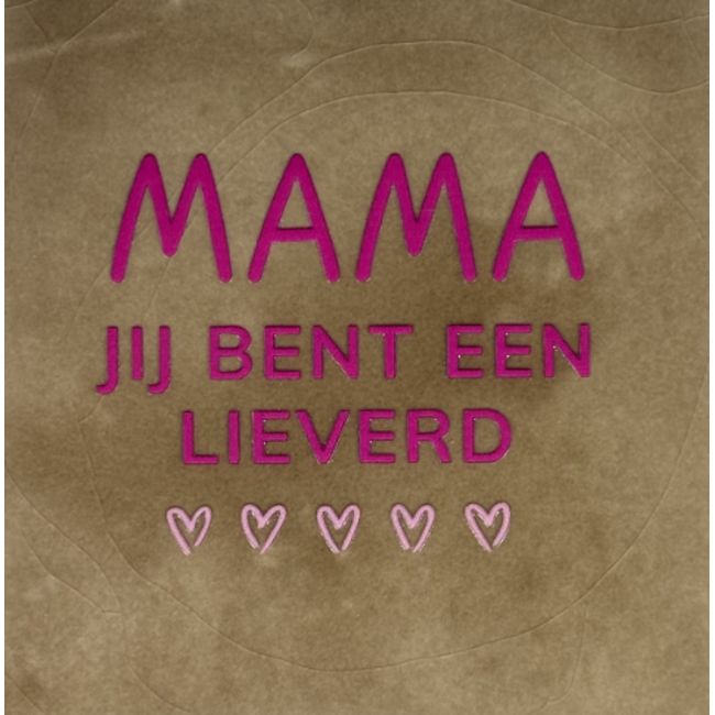 Tegeltje - Mama jij bent een lieverd
