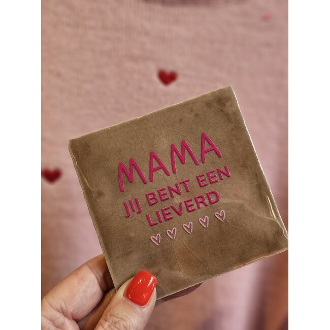 Tegeltje - Mama jij bent een lieverd