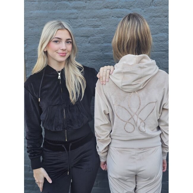 Jacket Romi - Black velvet
