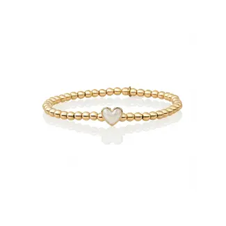 Sparkling Jewels Limited Mom Armband Pearl Emaille