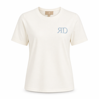 RD Signature T-shirt Lora - Wit