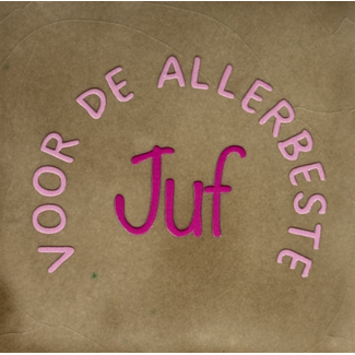 Yett Agenturen Tegeltje - Voor de allerbeste juf