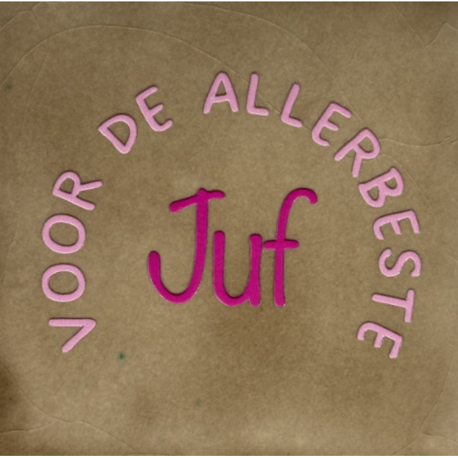 Tegeltje - Voor de allerbeste juf