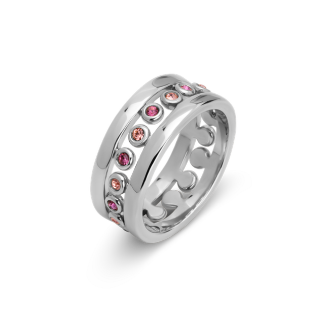 Friends Ring Zita Rose Peach - Zilverkleurig