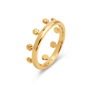 Melano Jewelry Friends Flora Ring - Goudkleurig