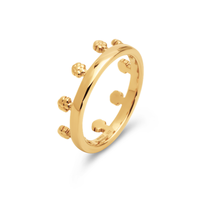 Friends Flora Ring - Goudkleurig