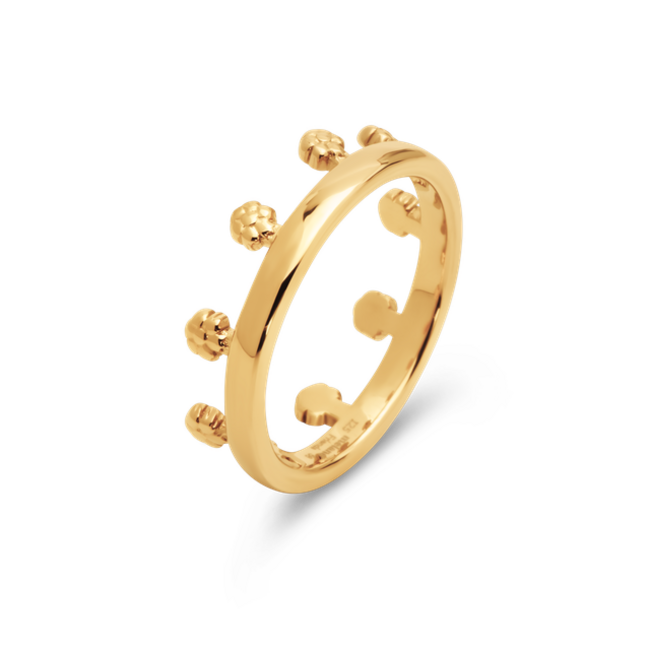 Melano Jewelry Friends Flora Ring - Goudkleurig