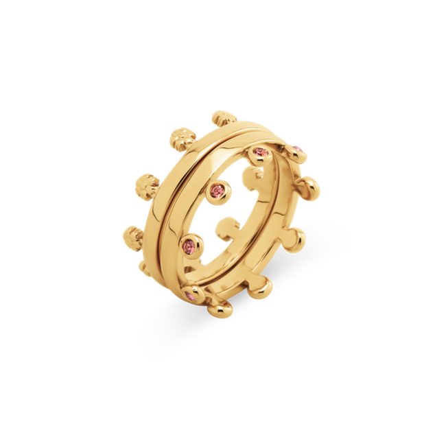 Friends Flora Ring - Goudkleurig