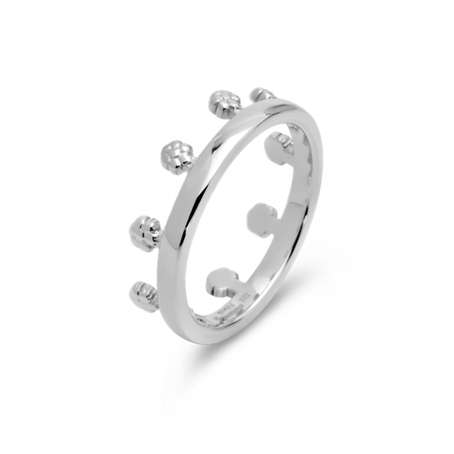 Friends Flora Ring - Zilverkleurig