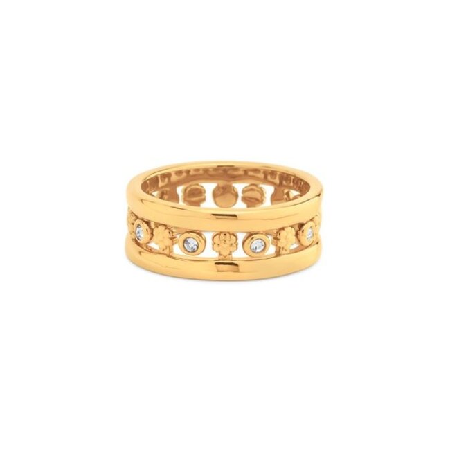 Friends Ring Zita Crystal - Goudkleurig