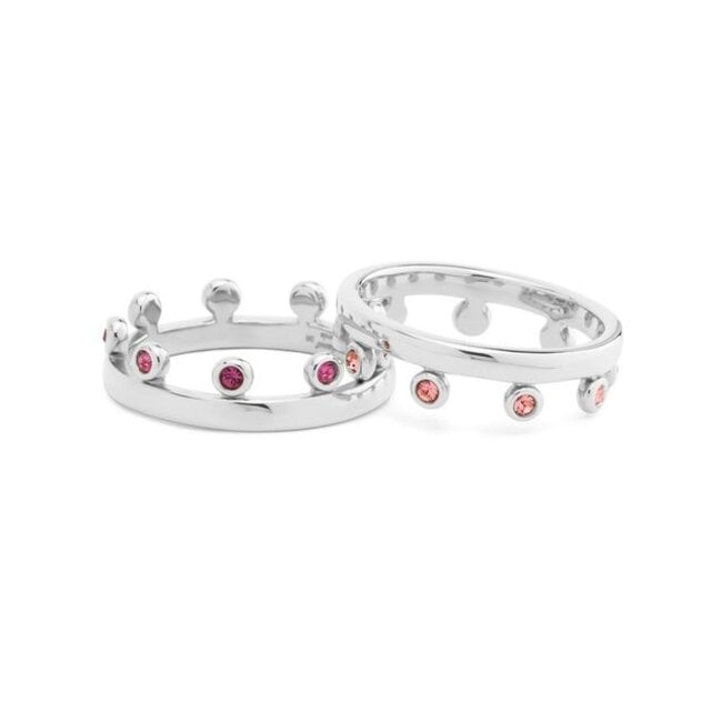 Friends Ring Zita Rose Peach - Zilverkleurig