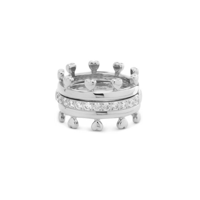 Friends Reina Ring - Zilverkleurig
